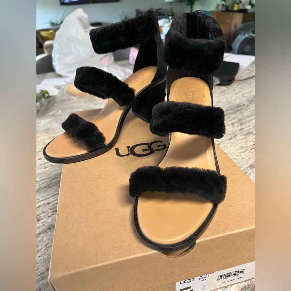 UGG “Del Rey” Fluff Heel - Picture 4 of 11